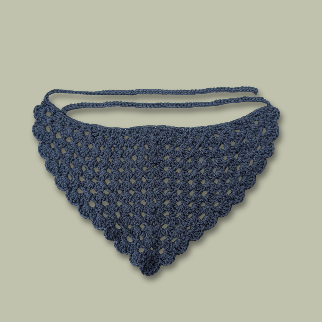 Scalloped edge bandana (multiple colours)