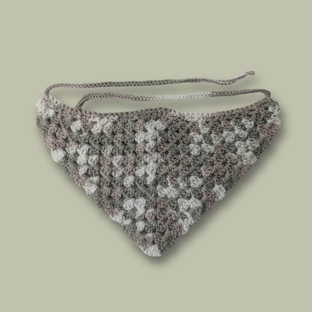 Scalloped edge bandana (multiple colours)