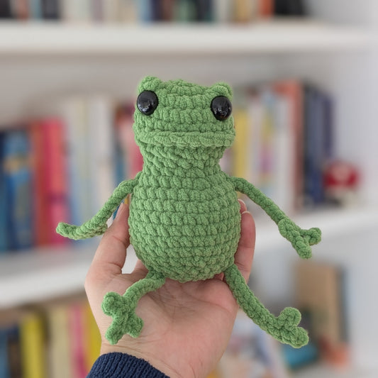 Nigel the Frog Plush Toy - made to order