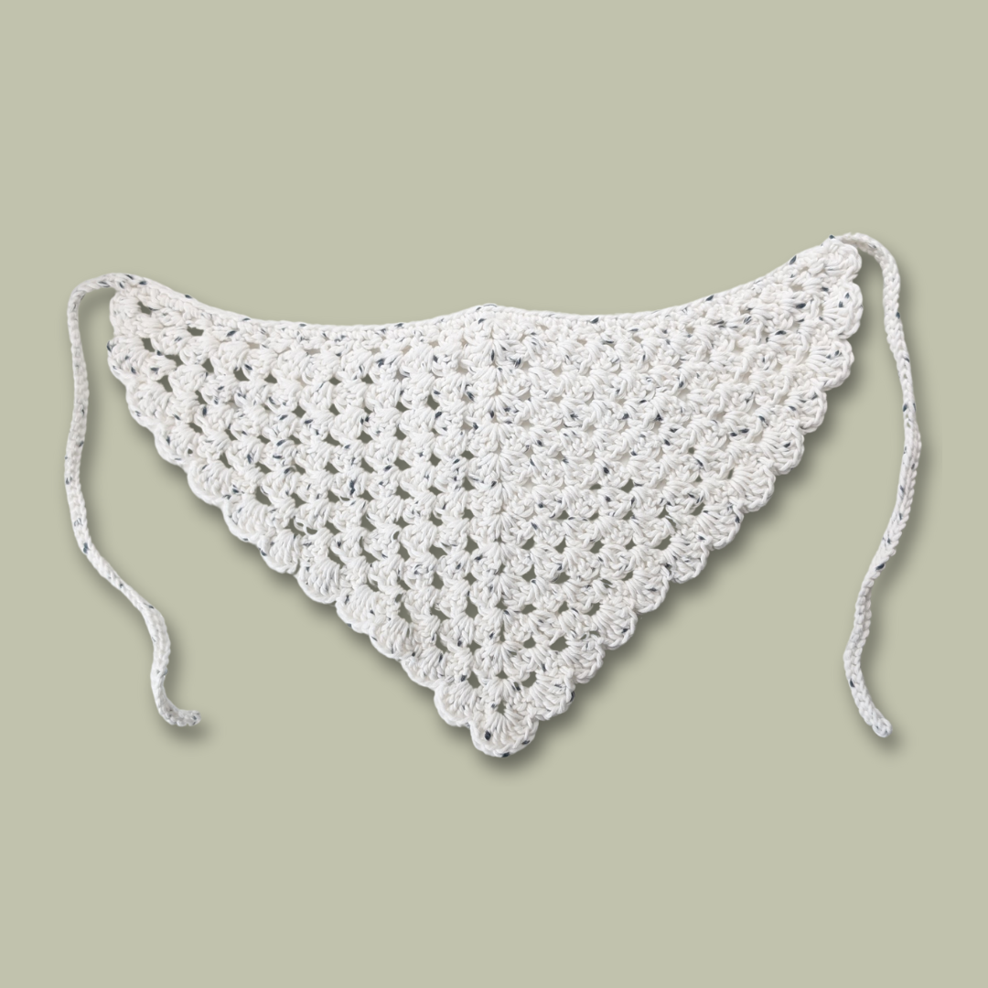 Scalloped edge bandana (multiple colours)