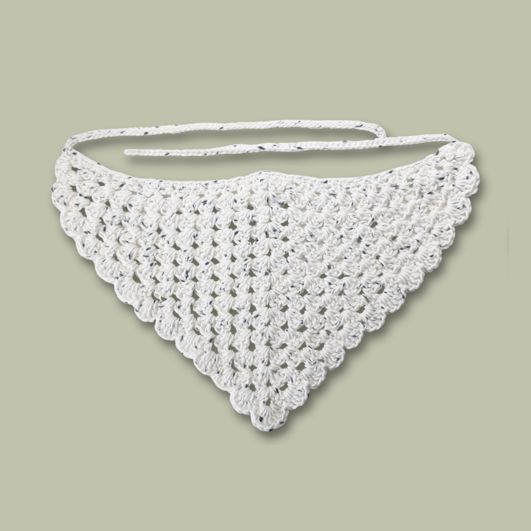 Scalloped edge bandana (multiple colours)