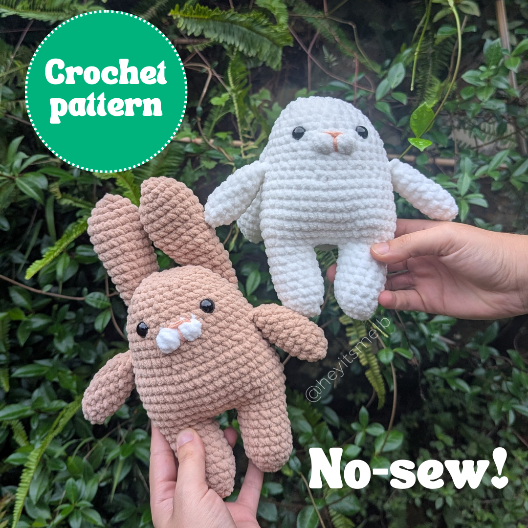 Blob Bunny - Crochet Pattern [PDF Pattern]