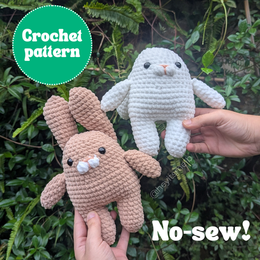 Blob Bunny - Crochet Pattern [PDF Pattern]