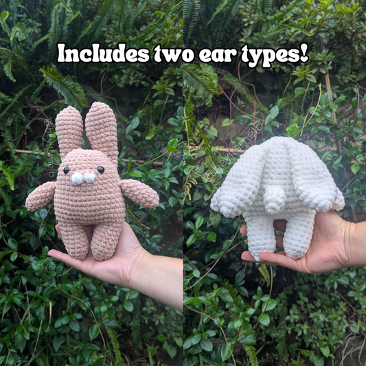 Blob Bunny - Crochet Pattern [PDF Pattern]