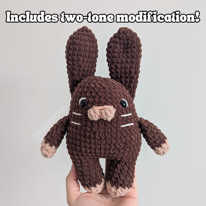 Blob Bunny - Crochet Pattern [PDF Pattern]