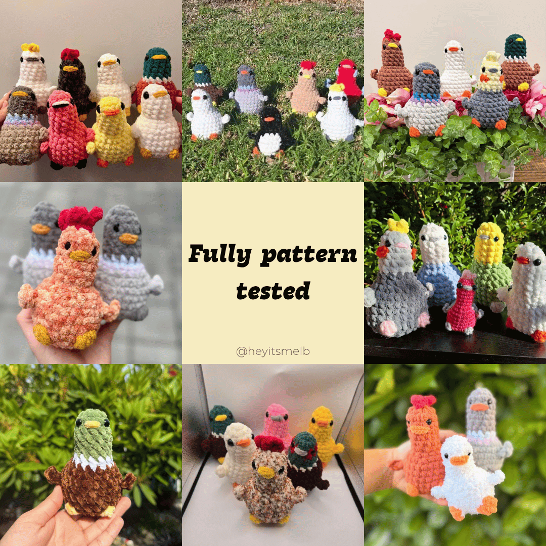 Little Birdies - Crochet Pattern [PDF Pattern]