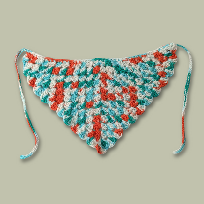 Scalloped edge bandana (multiple colours)