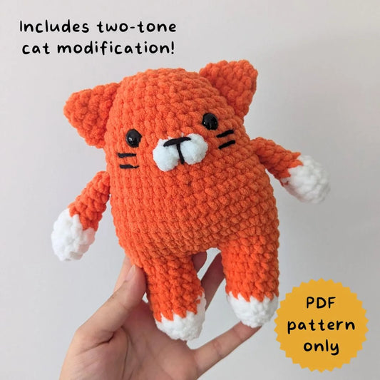 Blob Cat - Crochet Pattern [PDF Pattern]