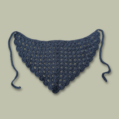 Scalloped edge bandana (multiple colours)