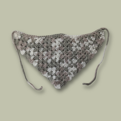 Scalloped edge bandana (multiple colours)