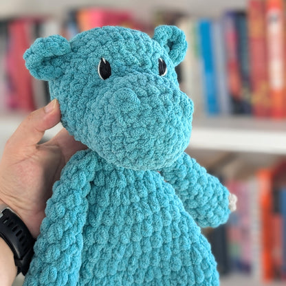 Hendrix Hippo Snuggler Toy