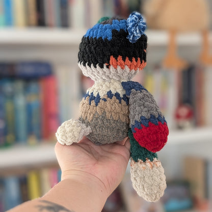 Scrappy Bear Crochet Plush Toy
