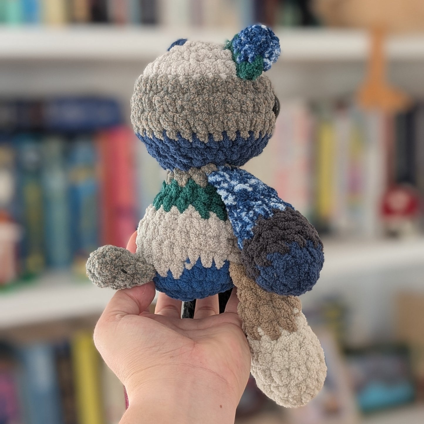 Scrappy Bear Crochet Plush Toy