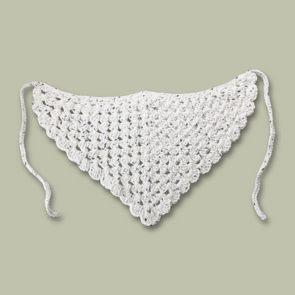 Scalloped edge bandana (multiple colours)