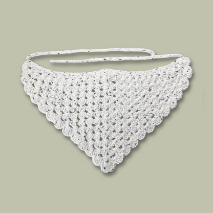 Scalloped edge bandana (multiple colours)