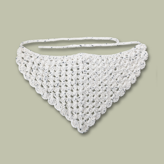 Scalloped edge bandana (multiple colours)